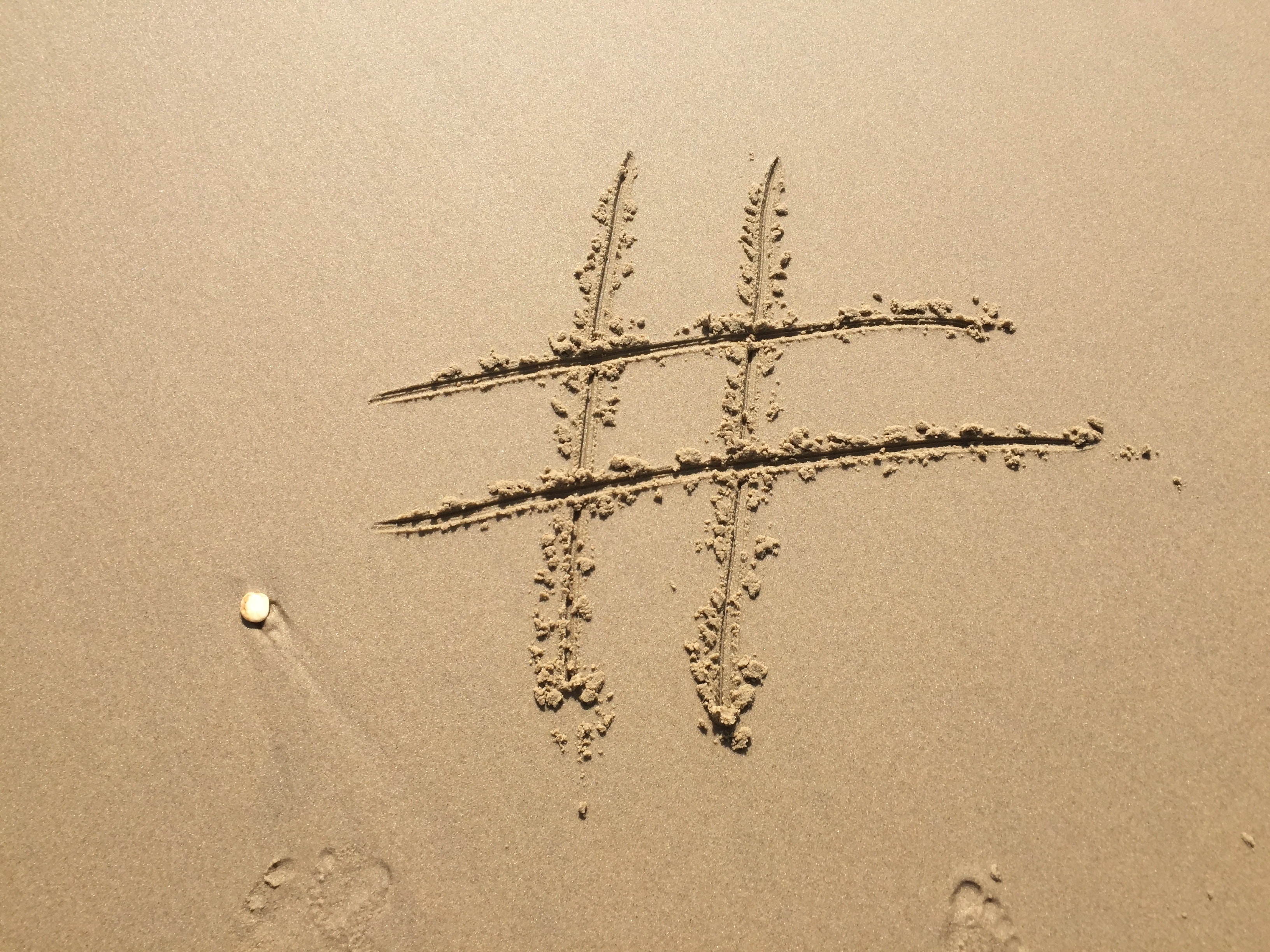 beach footprint hashtag 270271